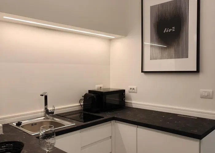 Black And White In Downtown With Ac, Wifi And Subway M1 M2 Airoport Connected, Station