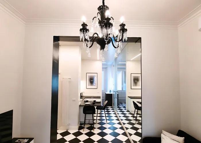 Апартаменты Black And White In Downtown With Ac, Wifi And Subway M1 M2 Airoport Connected, Station